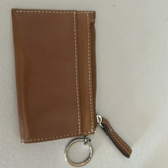 Coach Tan Leather Men's Wallet - Picture 2 of 2